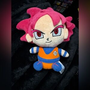 Dragonball Super DBZ Super Saiyan God Goku Plush 8”